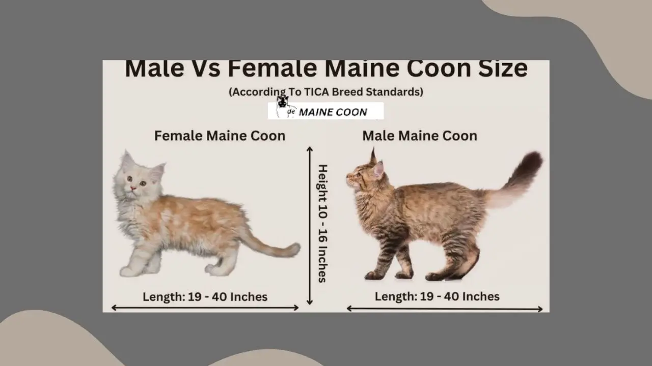 Maine Coon Size Chart How Big Will Your Maine Coon Grow