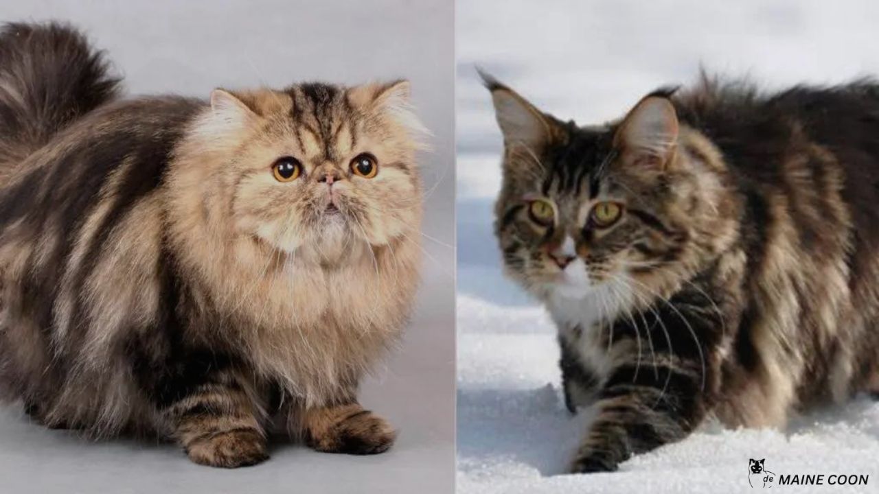 Persian Maine Coon mix